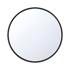 Eurofase Cerissa 30" x 30" LED Mirror, Anodized Black, front view