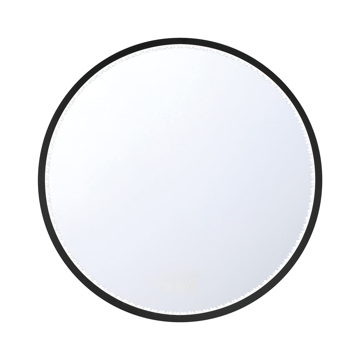 Eurofase Cerissa 30" x 30" LED Mirror, Anodized Black, front view