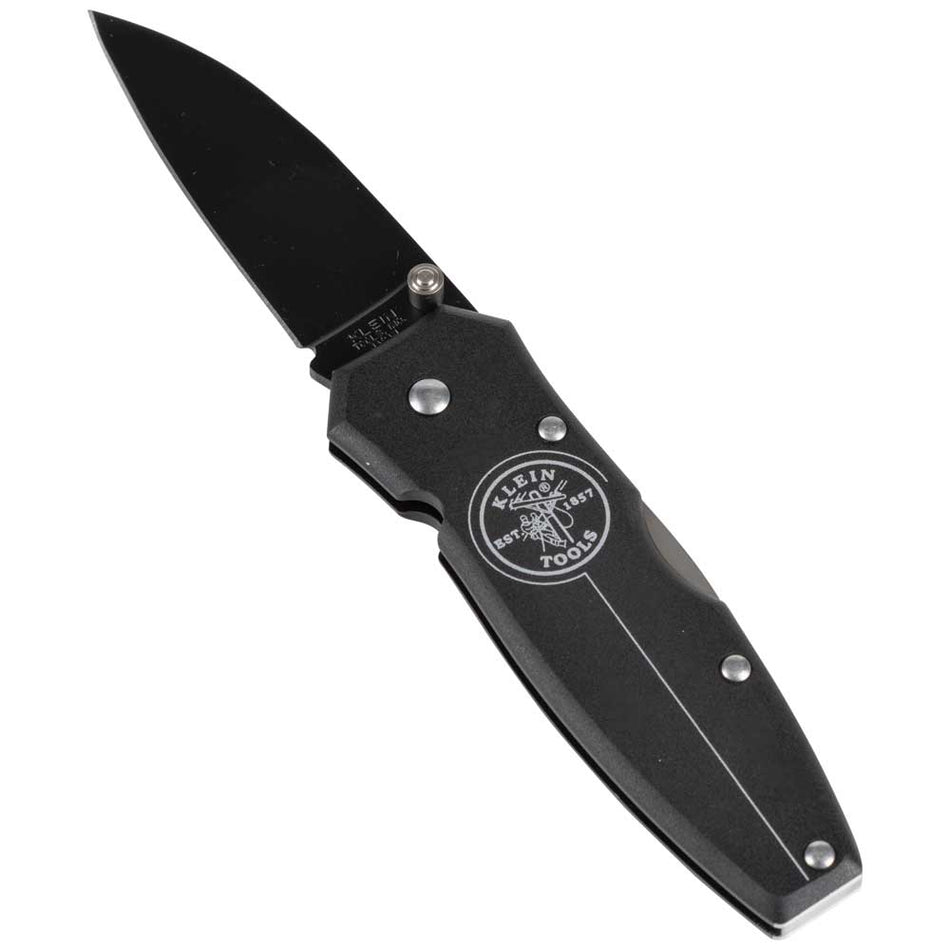 Black Lightweight Lockback Knife, 2-1/2-Inch