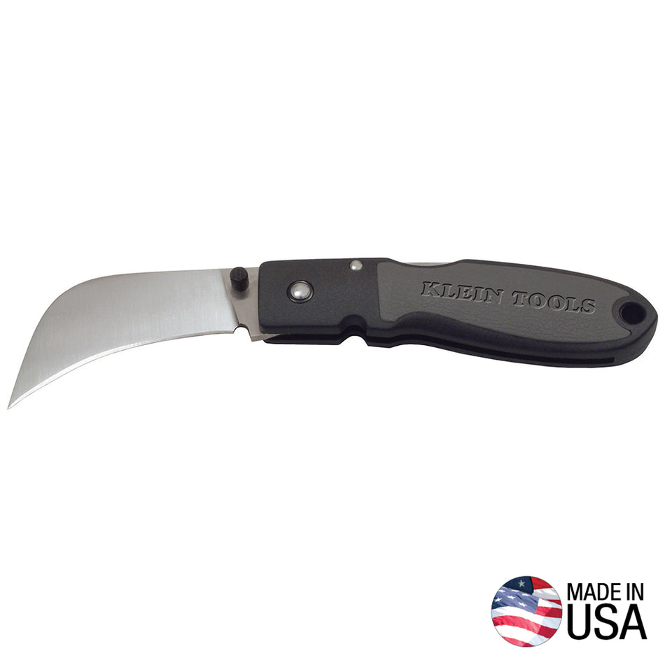 Klein Tools 44005 Hawkbill Lockback Knife 2-5/8" - detail view