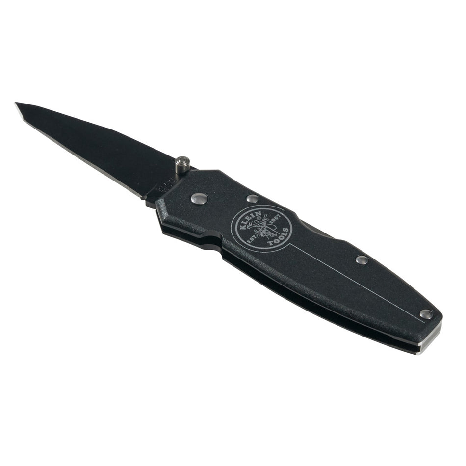 Klein Tools 44052BLK Tanto Lockback Knife 2-1/2-Inch Blade - alternate angle 1