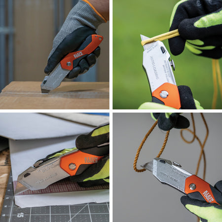 44130 Auto-Loading Folding Utility Knife
