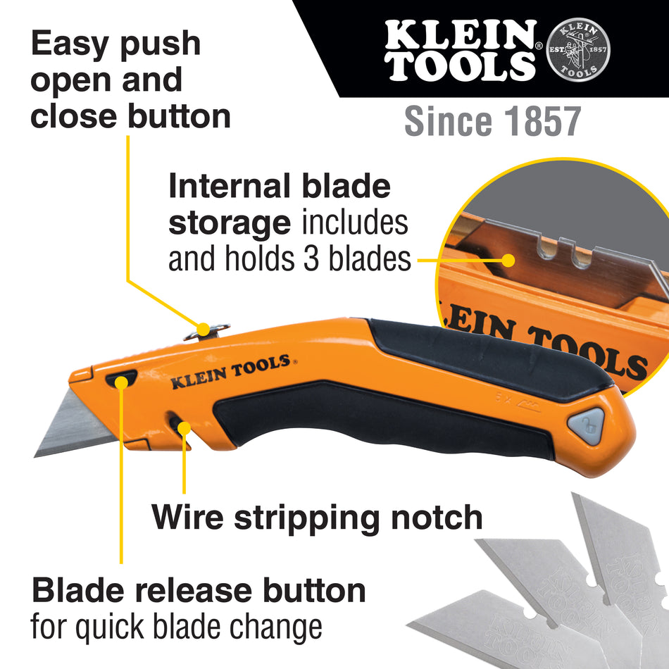 Klein-Kurve® Retractable Utility Knife