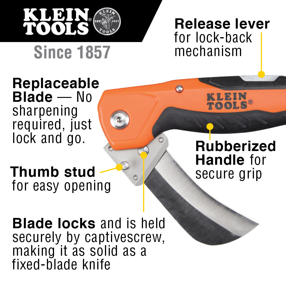 Klein Tools 44218 44218 Cable Skinning Utility  w/Replaceable Blade - feature detail