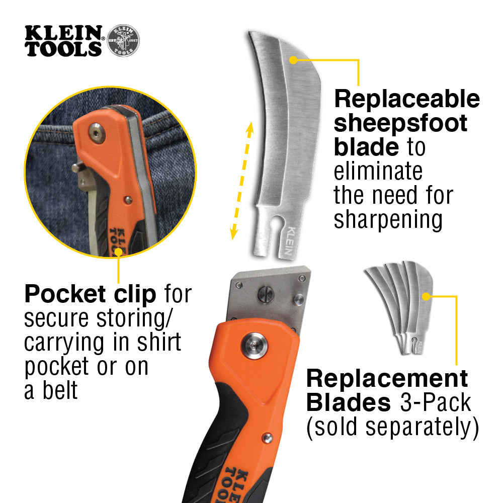 Klein Tools 44218 44218 Cable Skinning Utility  w/Replaceable Blade - additional view