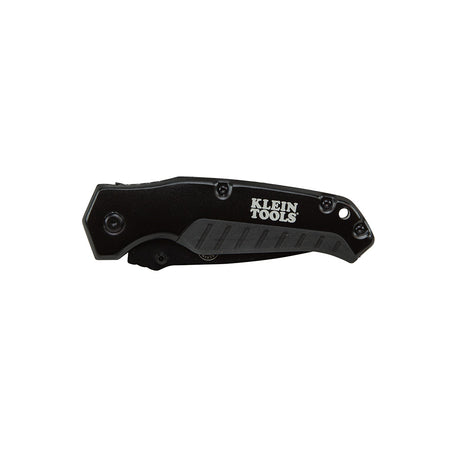 Pocket Knife, Black, Drop-Point Blade-44220 Pocket Knife 3-1/2 in Blade 440A Stainless Steel Drop Point