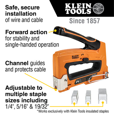 450100 Klein Tools Loose Cable Stapler, , Klein Tools - Maple Electric Supply 