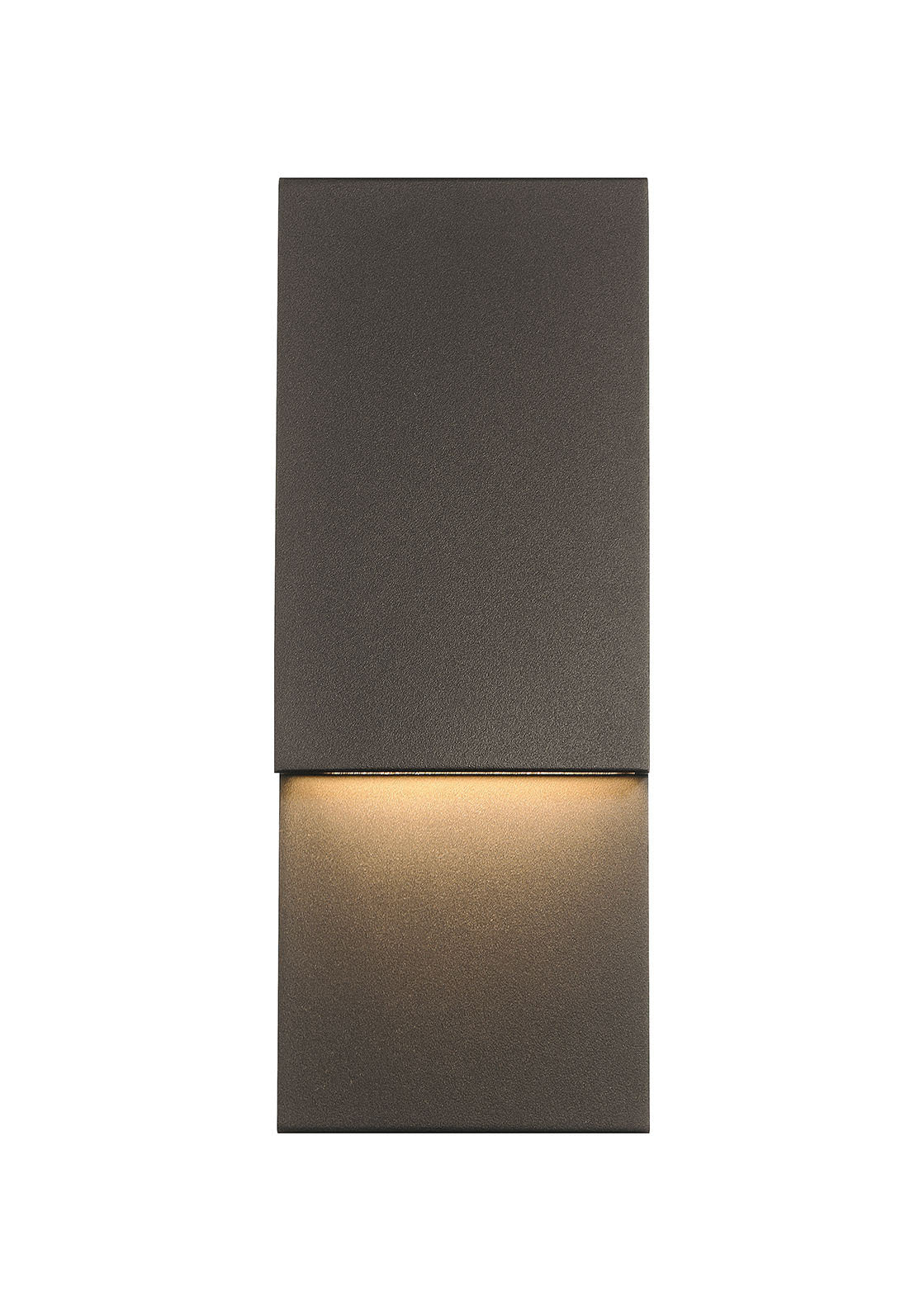 Eurofase Nanton 14" LED Outdoor Wall Light, Sand Bronze, front view