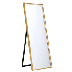 Eurofase Cerissa 24" x 65" LED Mirror, Anodized Gold, front view