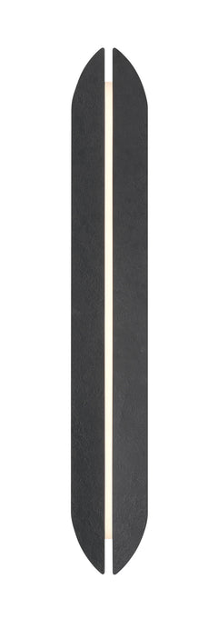Eurofase Inntra 40" LED Outdoor Wall Light, Damascus Black, front view