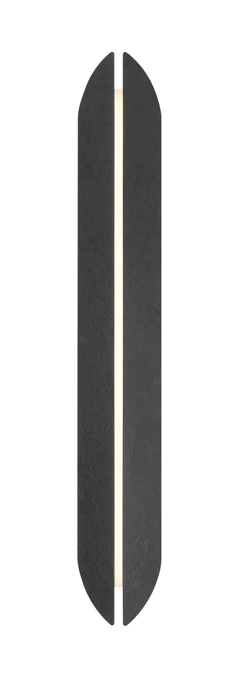 Eurofase Inntra 40" LED Outdoor Wall Light, Damascus Black, front view