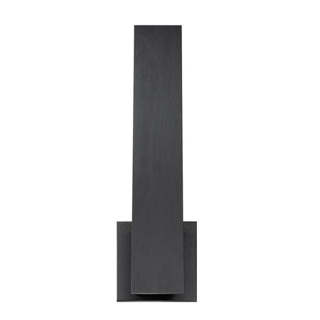 Eurofase Annette 18" LED Wall Sconce, Matte Black, front view
