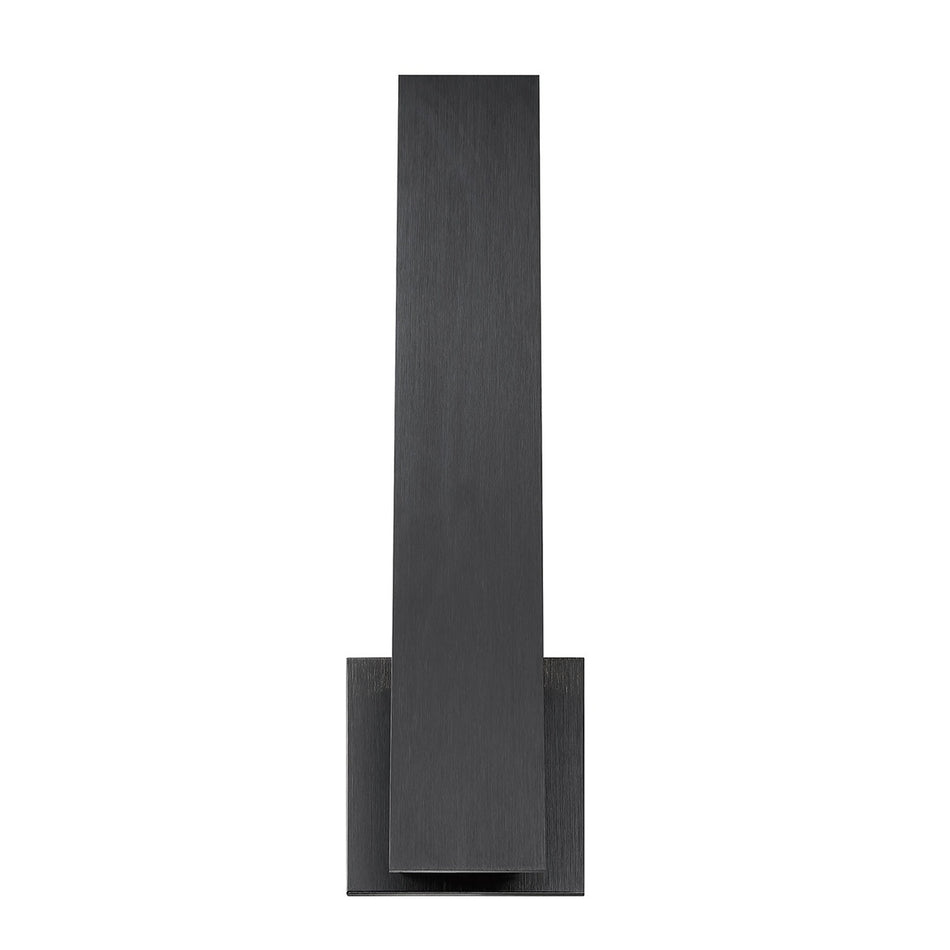 Eurofase Annette 18" LED Wall Sconce, Matte Black, front view