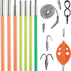 KLEIN TOOLS 50354 Multi-Flex Glow Rod Set, 35-Foot