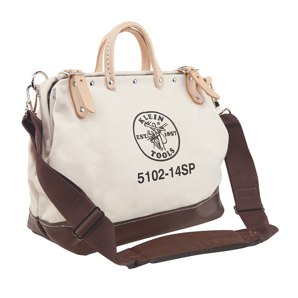 Klein Tools 5102-14SP 14" Deluxe Canvas Tool Bag