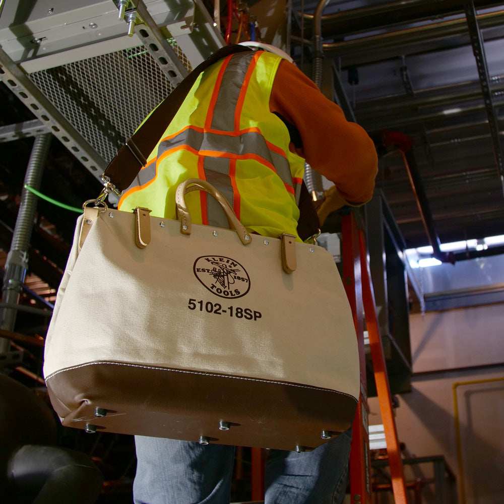 Deluxe Canvas Tool Bag, 18-Inch