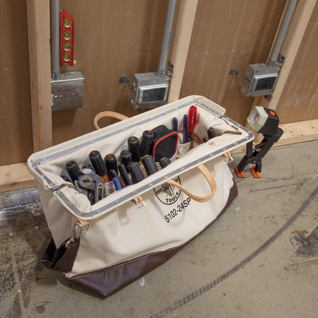 Deluxe Canvas Tool Bag, 24-Inch