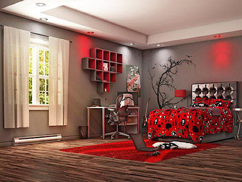 OFM0757BL-TB6CD Standard baseboard heater 750W 347V white, built in stat 1P, 945mm - Maple Electric Supply 