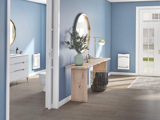 OUELLET OVC1502BL-TH Compact electronic fan heater 1500W 12, , Ouellet - Maple Electric Supply 