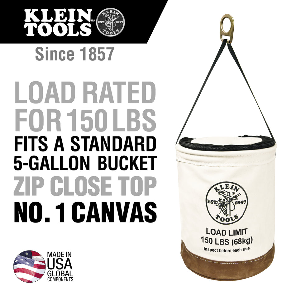 Heavy Duty Top Closing Bucket, 22-Inch