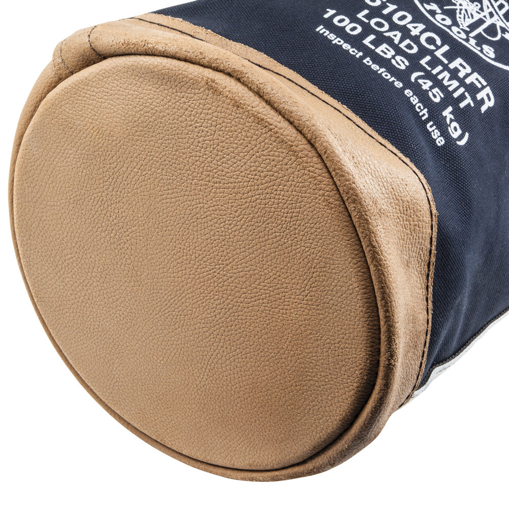 Flame-Resistant Top Closing Canvas Bucket