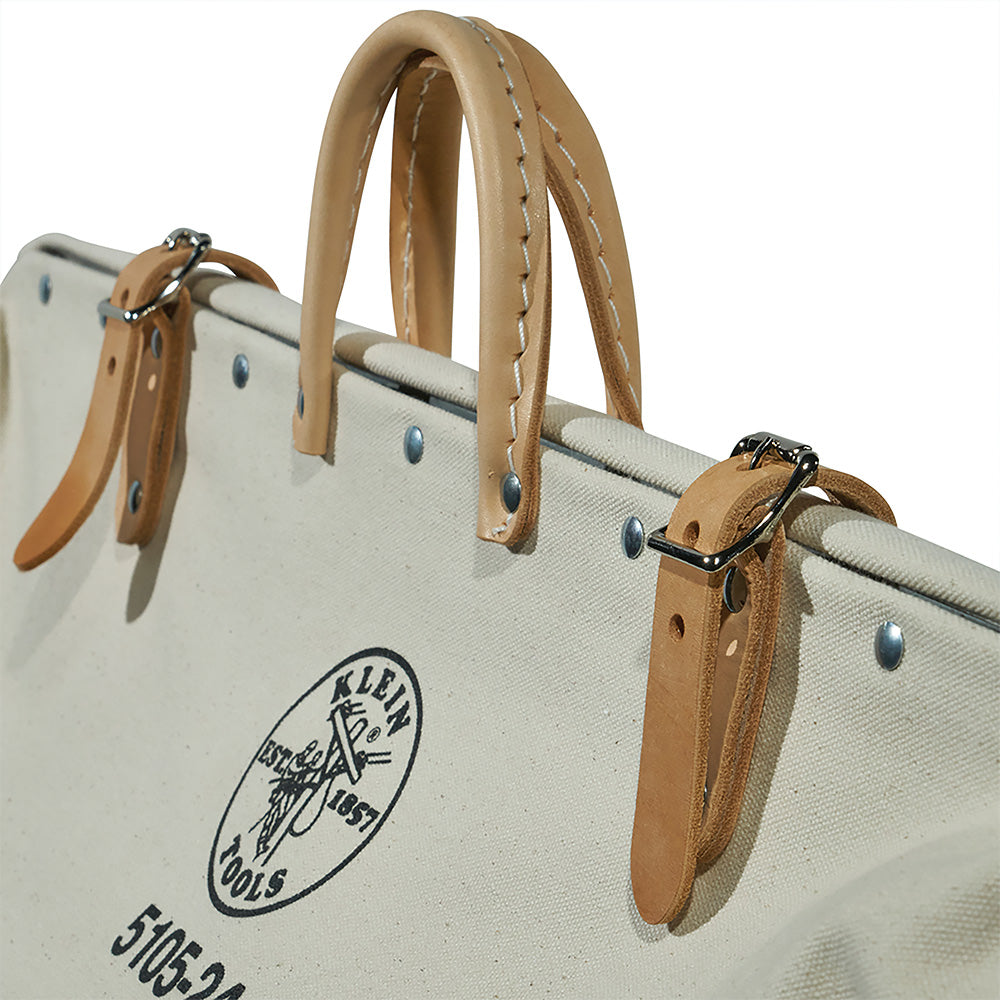 High-Bottom Canvas Tool Bag, 24-Inch
