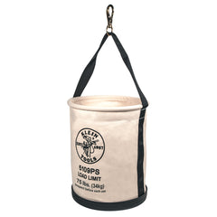 Wide Straight Wall Bucket with Pocket/Snap