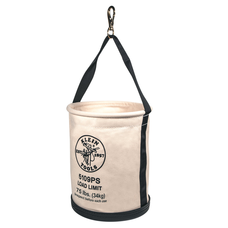 Klein Tools 5109PS Wide Straight Wall Bucket with Pocket/Snap - additional view