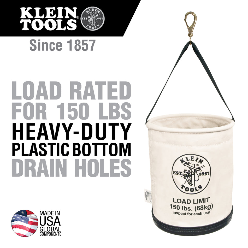 Klein Tools 5109SLR All Purpose Work Canvas Bucket - additional view
