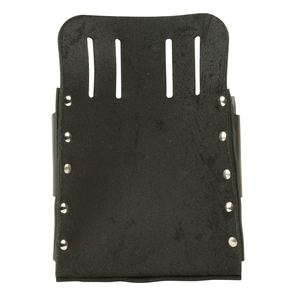 Leather Tool Pouch with Knife Snap, 5-Pocket