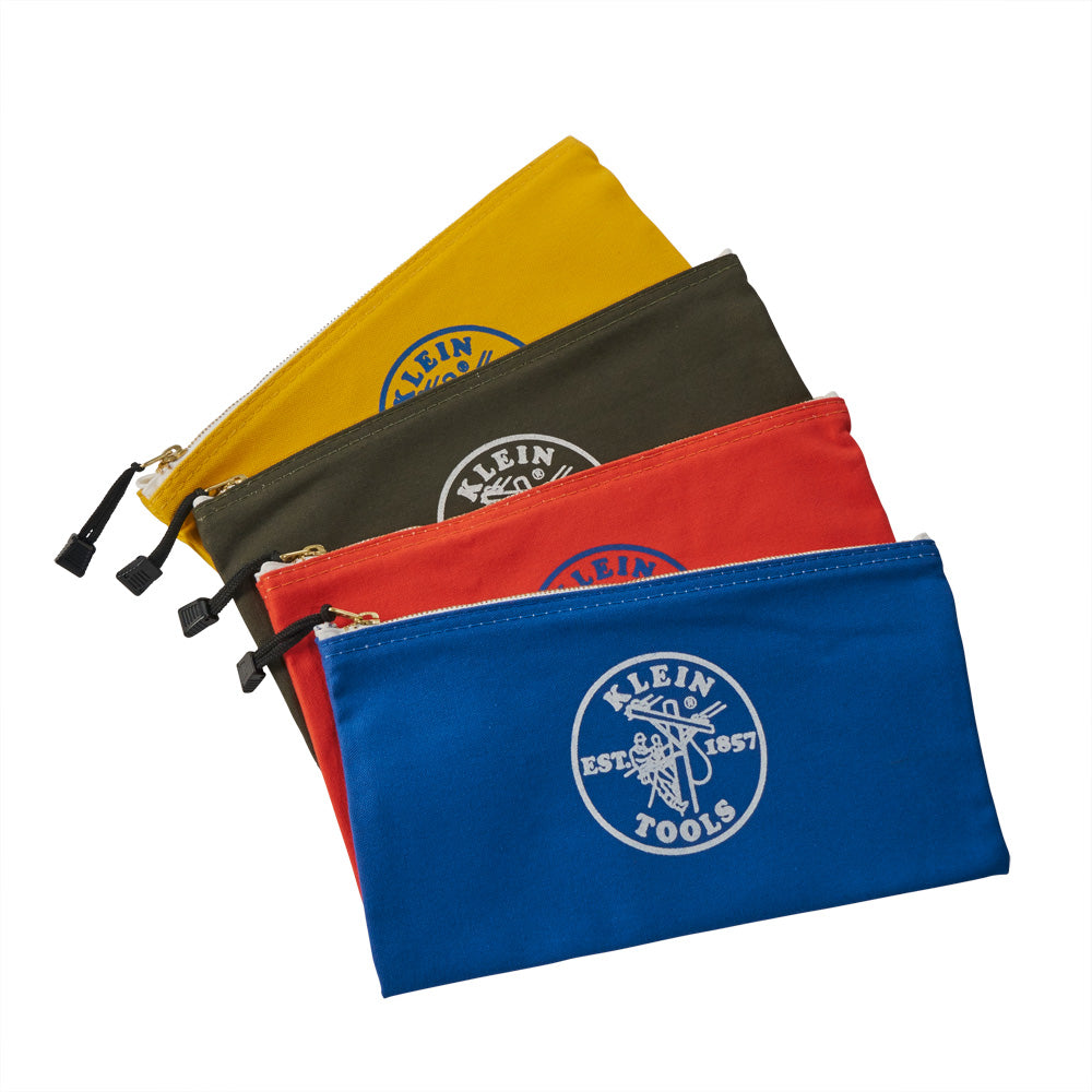 Canvas Bag 4 Pk Olive/Orange/Blue/Yellow
