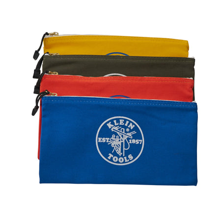 Canvas Bag 4 Pk Olive/Orange/Blue/Yellow