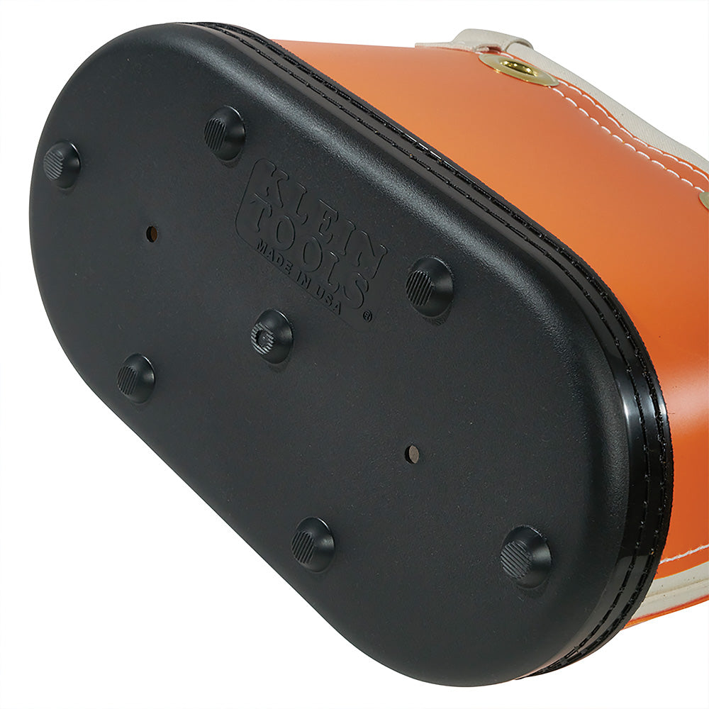 Hard Body Oval Bucket Orange/White