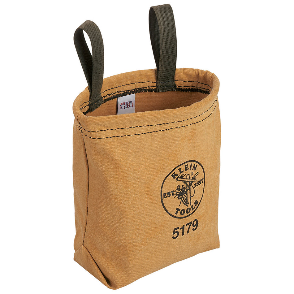 Klein Tools 5179 Water-Repellant Canvas Pouch Belt Loops