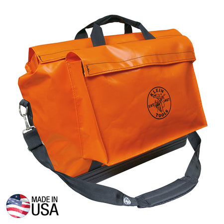 Vinyl Equipment Bag, Orange, Large