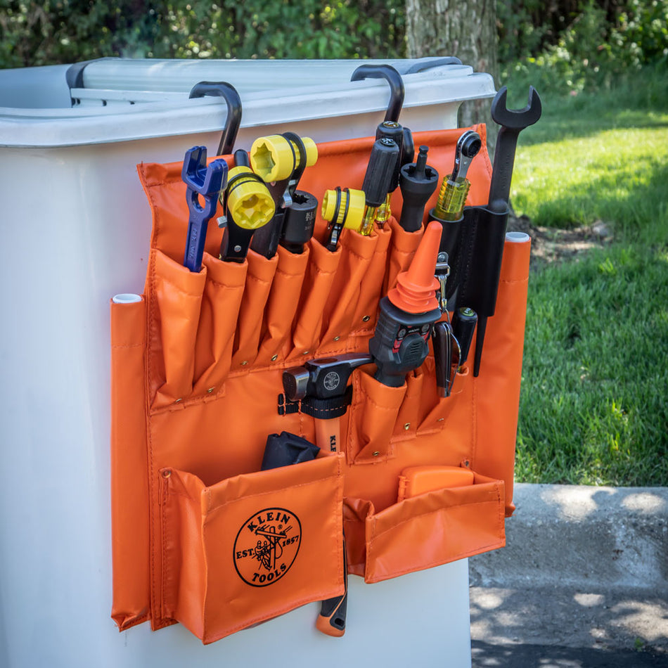 Klein Tools 51829 Aerial Apron - in use