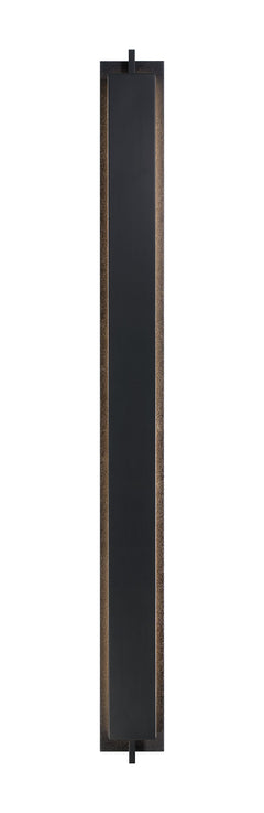 Eurofase Tribek 60" LED Outdoor Wall Light, Matte Black, front view
