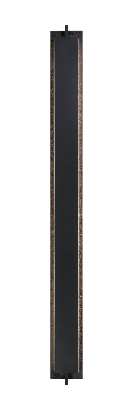 Eurofase Tribek 60" LED Outdoor Wall Light, Matte Black, front view