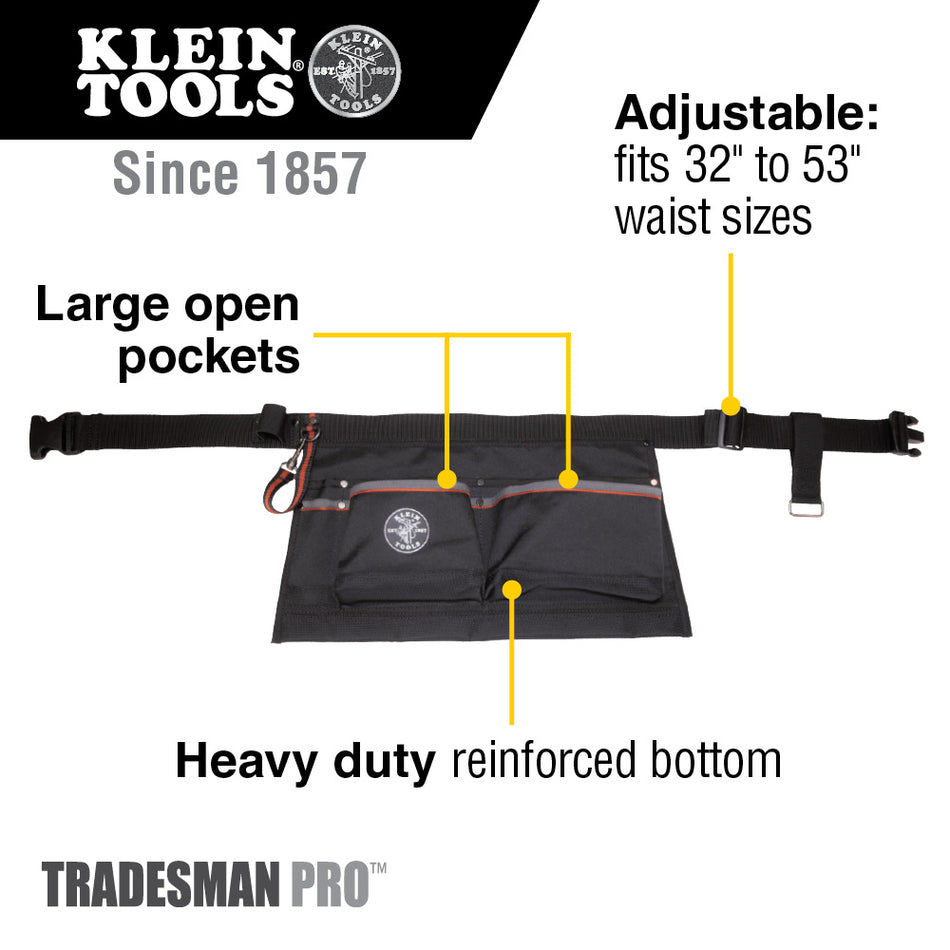 Klein Tools 5244 Tradesman Pro™ Tool Pouch Apron - feature detail