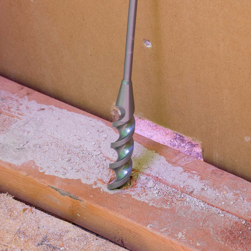 Flex Auger Bit with Screw Point, 3/8 x 72-Inch