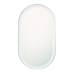 Eurofase Sara 24" x 42" LED Mirror, Matte Silver, front view