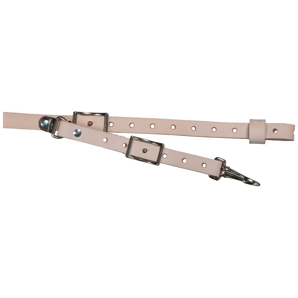 Soft Leather Work Belt Suspenders