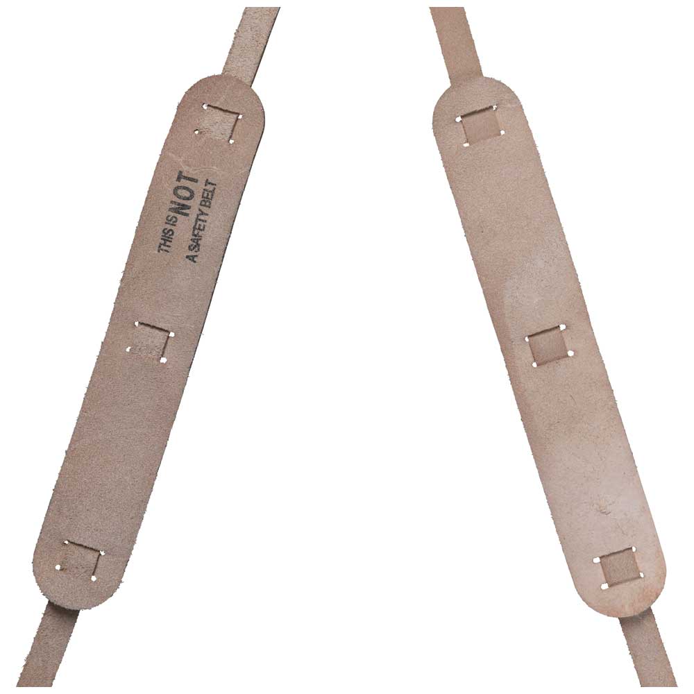 Soft Leather Work Belt Suspenders