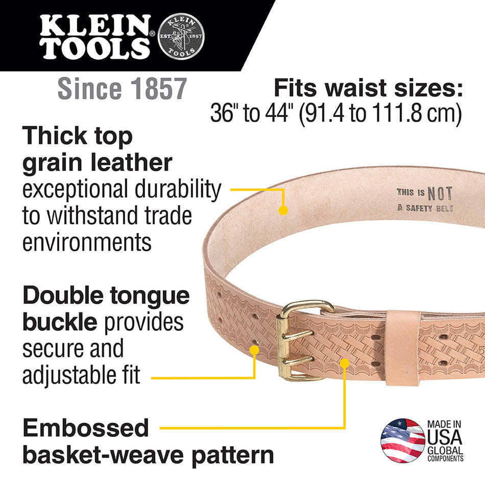 Heavy-Duty Embossed Tool Belt, Medium