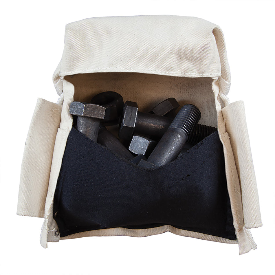 Bolt Retention Pouch, Canvas, 10-Inch Wide
