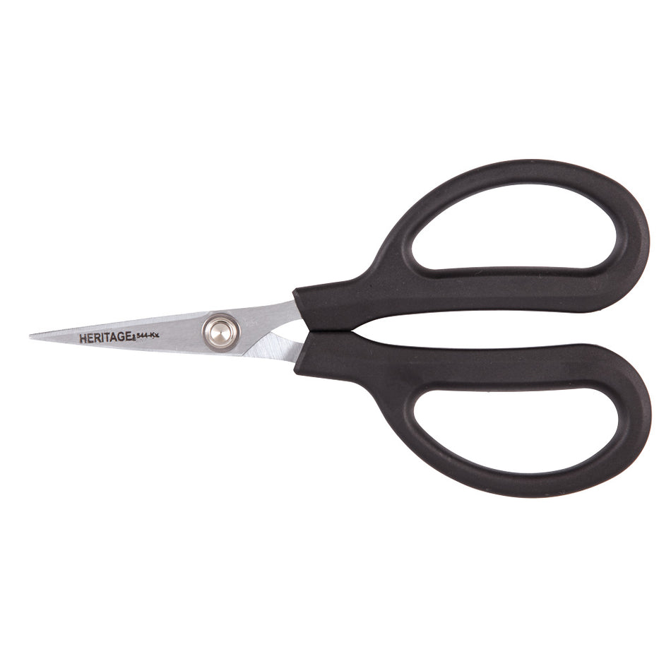 Klein Tools 544KV Utility, Kevlar Shear, Fiber Optics, 6-3/8-Inch
