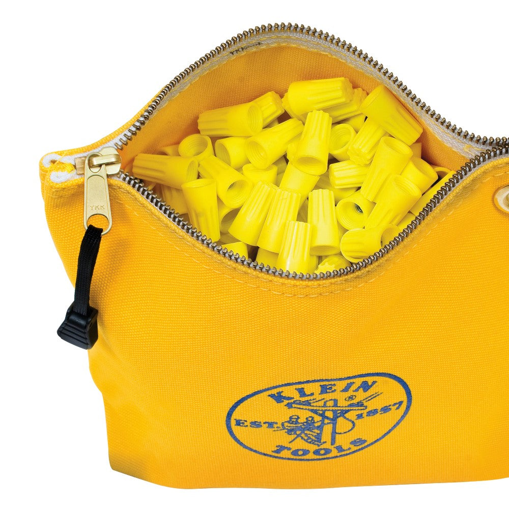 Canvas Zipper Bag- Consumables, Yellow