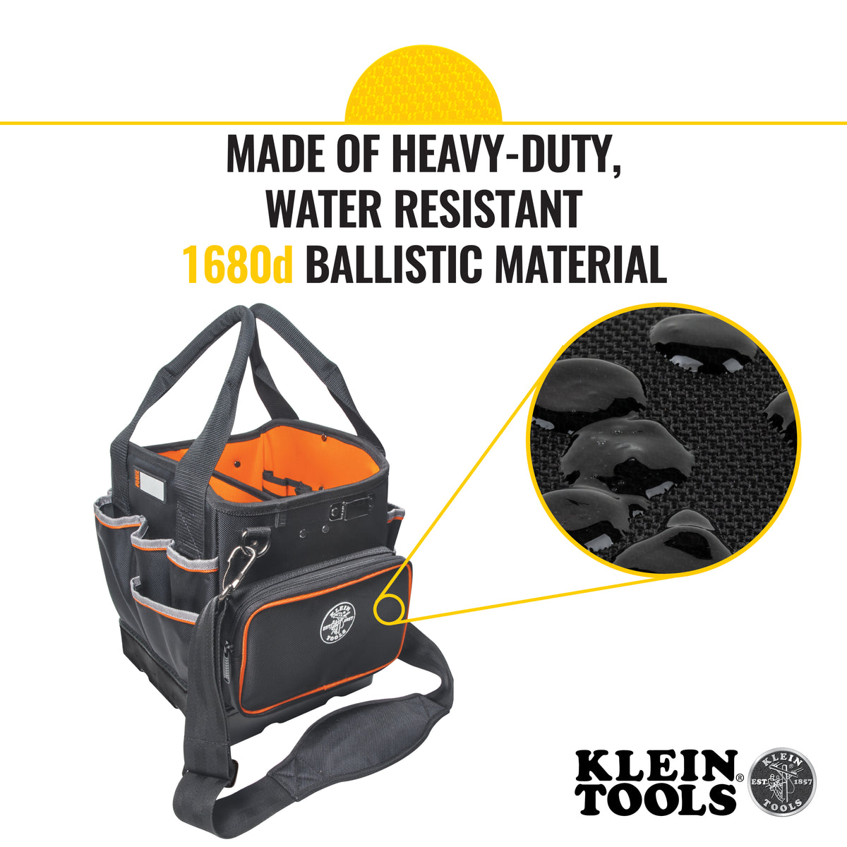 Tool Bag, Tradesman Pro™ Tool Tote, 40 Pockets, 10-Inch