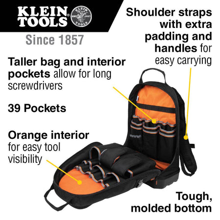 Klein Tools Tradesman Pro Backpack 55421BP-14