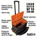 55473RTB Klein Tools Tradesman Pro™ Tool Master Rolling Tool Bag, 19 Pockets, 22-Inch, Model 55473RTB